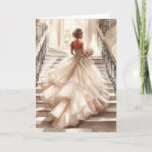 Bride Wedding Card Karte (Vorderseite)