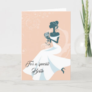 Bride Wedding Card Karte