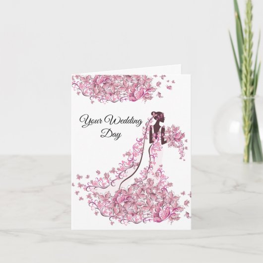 Bride Wedding Card Karte (Vorderseite)
