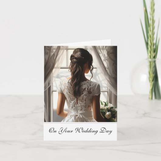 Bride Wedding Card Karte (Vorderseite)