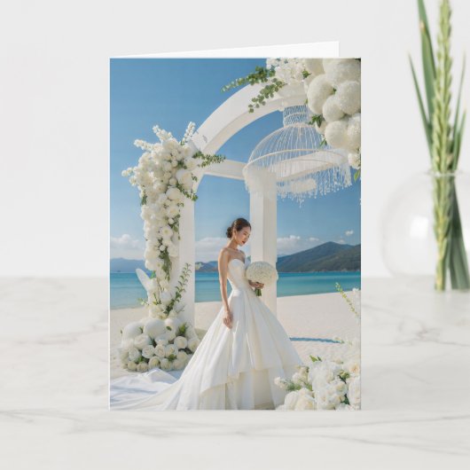 Bride Wedding Card Karte (Vorderseite)
