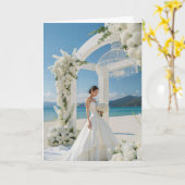 Bride Wedding Card Karte (Gelbe Blume)