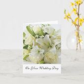 Bride Wedding Card Karte (Gelbe Blume)