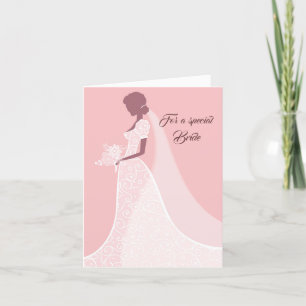 Bride Wedding Card Karte