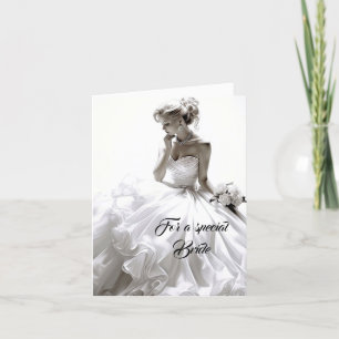 Bride Wedding Card Karte