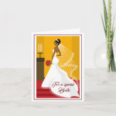 Bride Wedding Card Karte (Vorderseite)