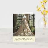 Bride Wedding Card Karte (Gelbe Blume)