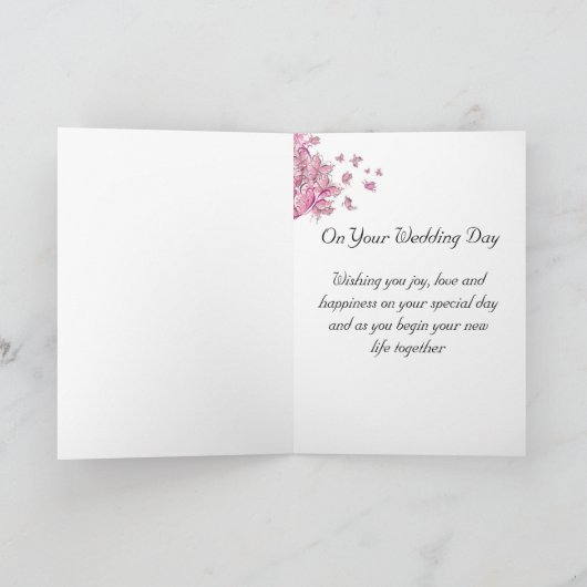 Bride Wedding Card Karte (Innenseite)