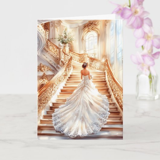 Bride Wedding Card Karte (Orchidee)