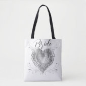 Bride Wedding Custom Tasche (Vorderseite)