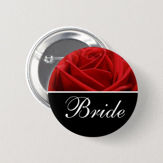 Bride Wedding Designation Buttone Button