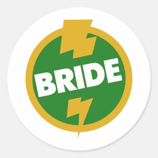 Bride Wedding - Dupree Runder Aufkleber (Vorderseite)