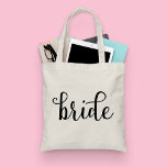 Bride Wedding Extravagant Script Budget Tote Bag Tragetasche<br><div class="desc">Girly-Girl-Graphics bei Zazzle: Die Coole White Budget Tote Bag ist elegant anpassbar und bietet ein modernes und stilvolles Design, ein einzigartig schönes Hochzeitsgeschenk für sich selbst oder die Freunde und Familienbrides, die Sie Liebe sind. Vielen Dank für Ihren Kauf. #wedding #fashion #style #beautiful #hübsch #typografie #girlygirlgraphics #zazzle Copyright © 2016...</div>