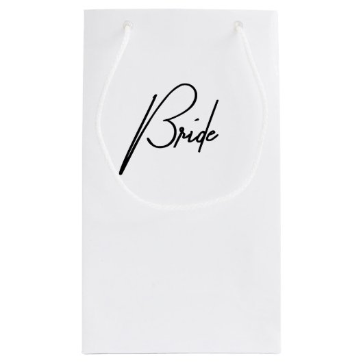 Bride Wedding Geschenktasche - Junggeselinnen-Absc Kleine Geschenktüte (Rückseite)