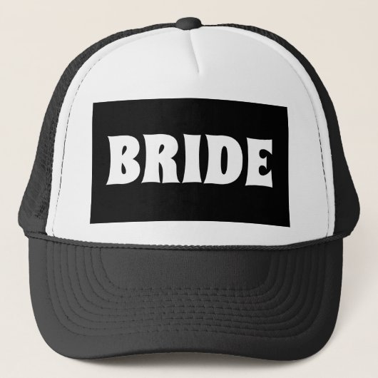 BRIDE WEDDING GIFT BALL CAPS HATT TRUCKERKAPPE (Vorderseite)