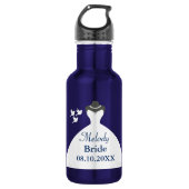 Bride Wedding Gown Trinkflasche (Vorderseite)