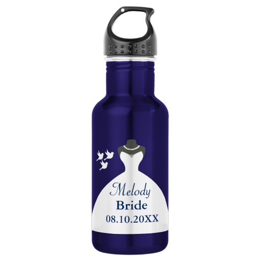 Bride Wedding Gown Trinkflasche (Vorderseite)
