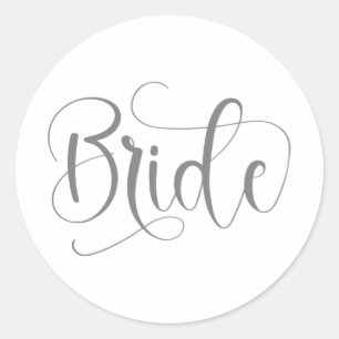 Bride Wedding Junggeselinnen-Abschied Spooky Saiso Runder Aufkleber