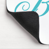 Bride Wedding Mousepad in Aqua Blue (Ecke)