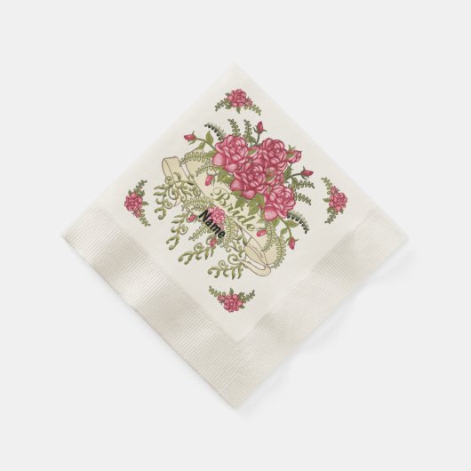 Bride Wedding Napkins Serviette (Ecke)