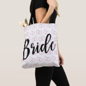 Bride Wedding Ring Muster Tote Bag Tasche (Von Nahem)