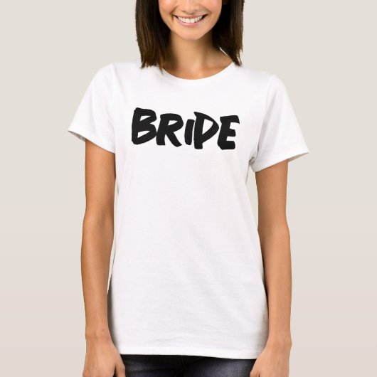BRIDE WEDDING T - SHIRT T - SHIRT (Vorderseite)