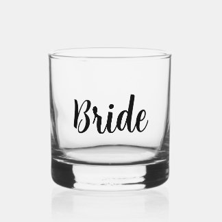 Bride Wedding Whiskyglas