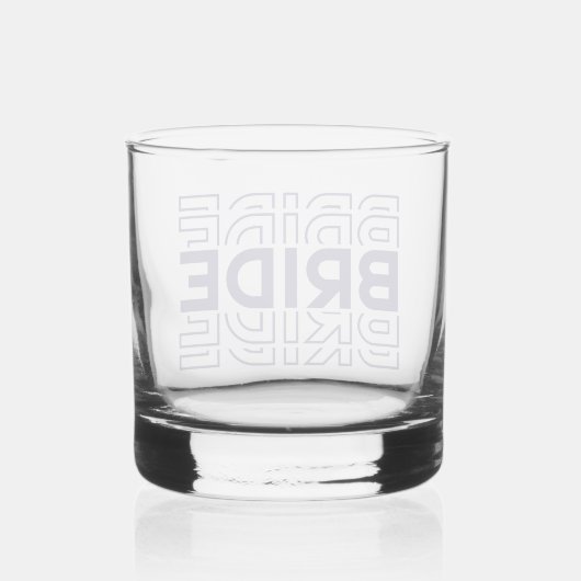Bride Whiskyglas (Rückseite)