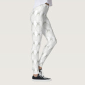Bride White Princess Wedding Dress Brautparty Leggings (Rechts)