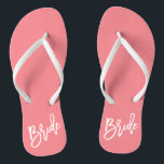 Bride White Script Badesandalen<br><div class="desc"></div>