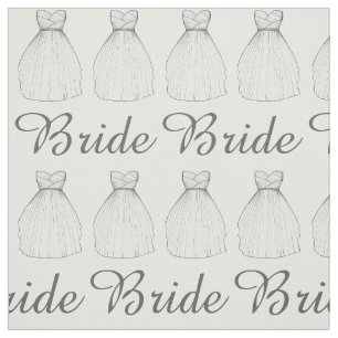 Bride White Wedding Dress Bridal Princess Gown Stoff