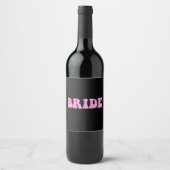 Bride Wine Labels Weinetikett (Vorderseite)