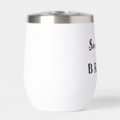 Bride Wine Tumbler (Vorderseite)