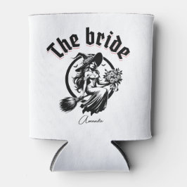 bride witch celestial occult gothic bachelorette  dosenkühler