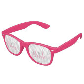 Bride-with-gold-Blume-pink2 Sonnenbrille (Schrägansicht)