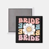 Bride Women Shirts Bride Bridal Junggeselinnen-Abs Magnet (Vorderseite/Rückseite)