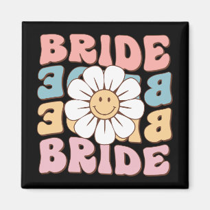 Bride Women Shirts Bride Bridal Junggeselinnen-Abs Magnet