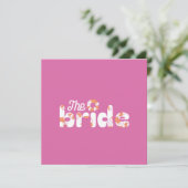 Bride Word Design, Boho-Hippie-Junggeselinnen-Absc (Stehend Vorderseite)
