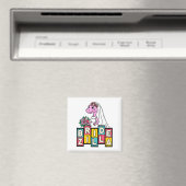 Bride Zilla Retro Magnet (In Situ (Geschirrspüler))