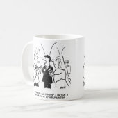 Bridegroom denkt, Vicar würde ihn angraben Kaffeetasse (Vorderseite Links)