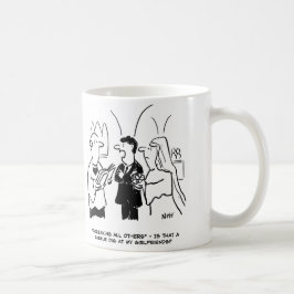 Bridegroom denkt, Vicar würde ihn angraben Kaffeetasse