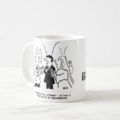 Bridegroom denkt, Vicar würde ihn angraben Kaffeetasse (Vorderseite Links)