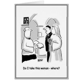 Bridegroom fragt nach Stimmen.