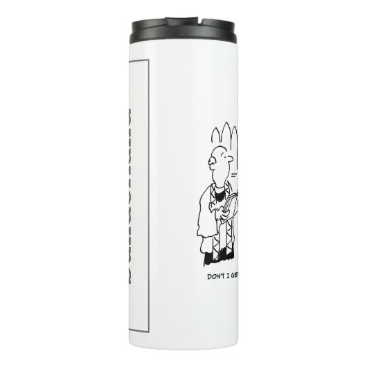 Bridegroom Will eine kühle Phase des Thermaltumbs Thermosbecher (Rückseite)