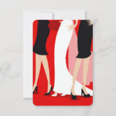 Briden und Bridesmaier Einladung (Vorderseite)