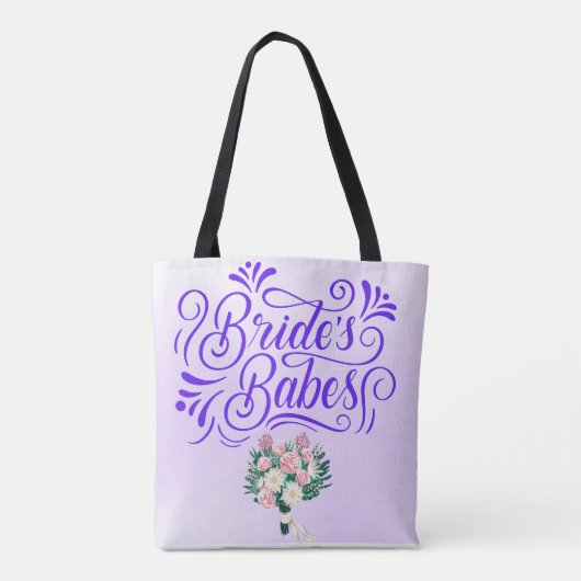 Brides Babes Tasche Bridesmaid-Geschenk (Rückseite)