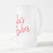Brides Babes Wedding Mattglas Bierglas (VorderseiteRechts)