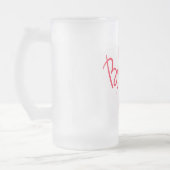 Brides Babes Wedding Mattglas Bierglas (Links)