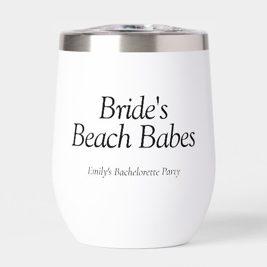 Brides Beach Babes Zitat Bachelorette (Vorderseite)