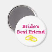 Brides bester Freund Magnet (Vorderseite/Rückseite)